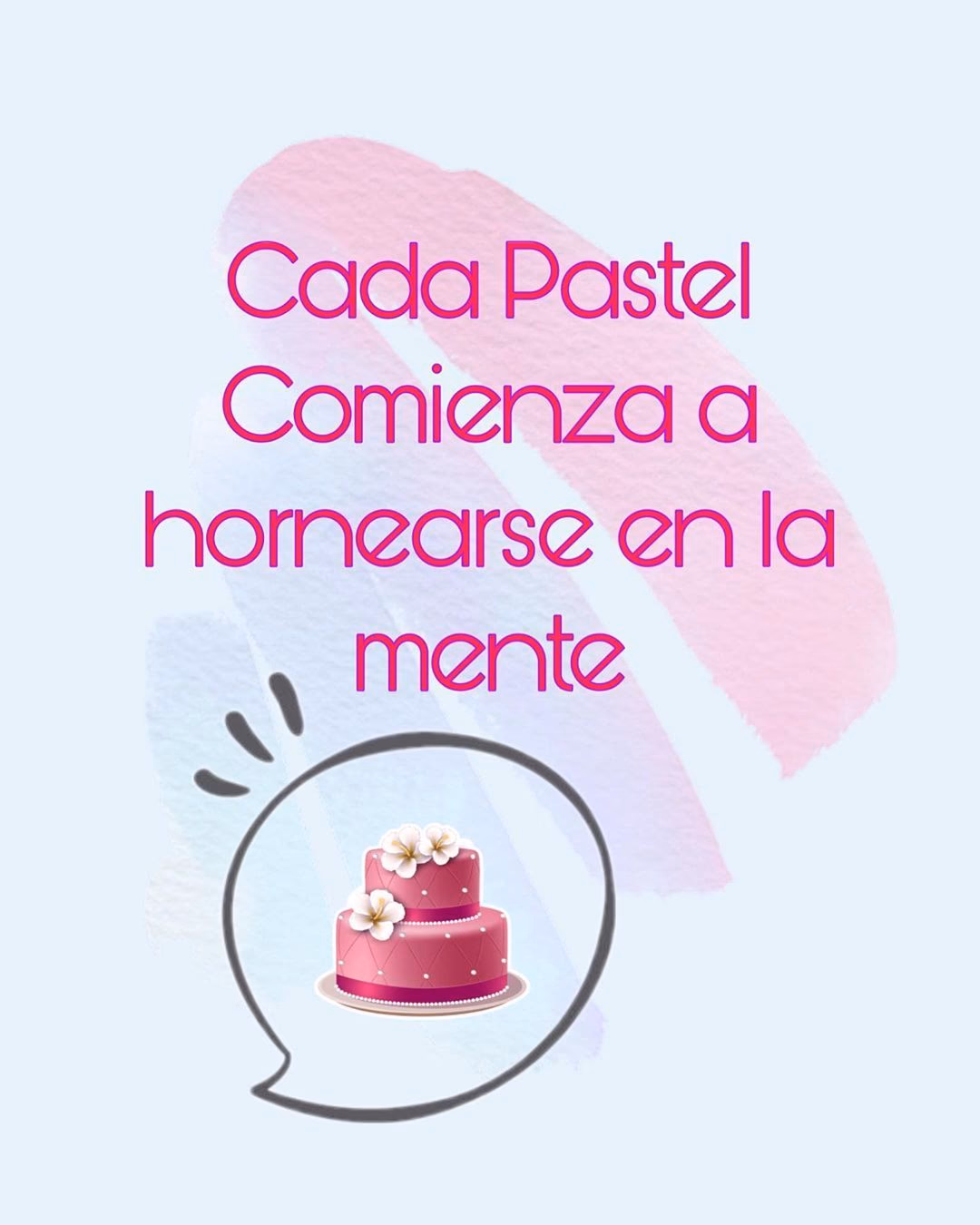 ¿Cuál es el lema de una pastelería?