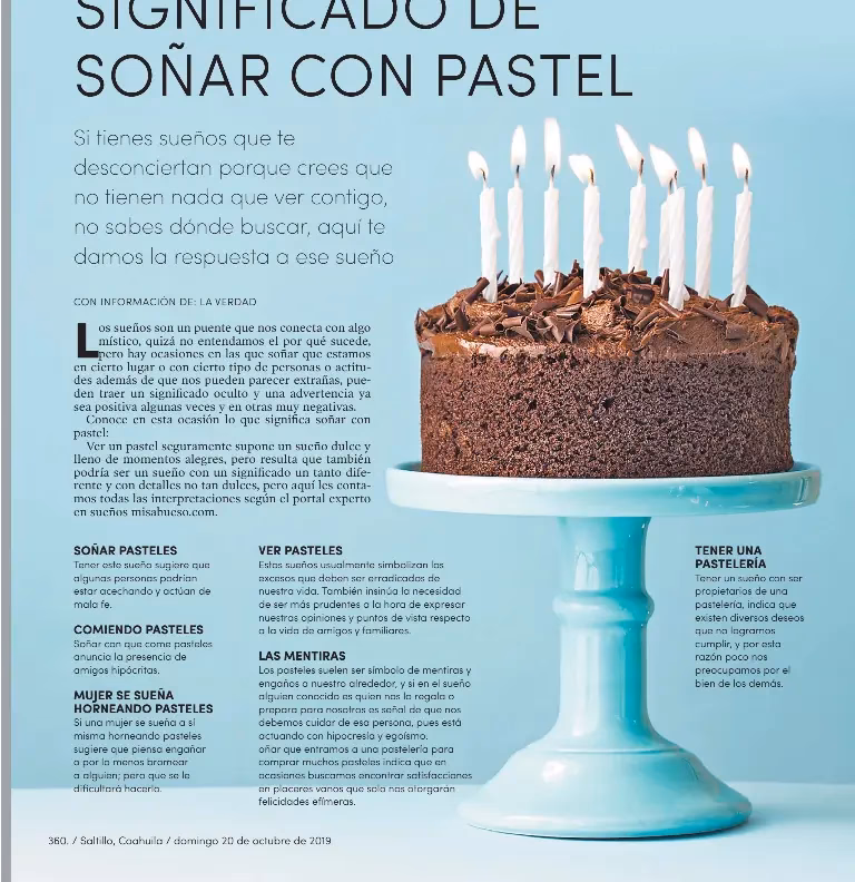 ¿Qué significa soñar con un pastel de cumpleaños?