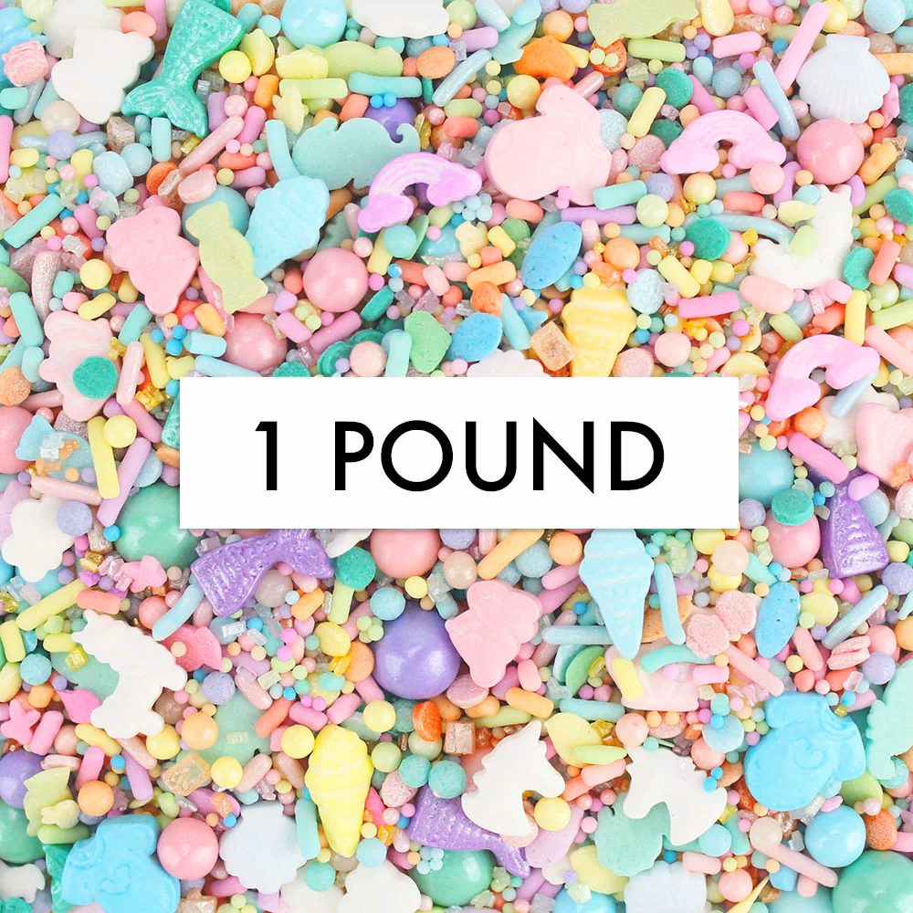 How many ounces are in a pack of Rainbow decorative sprinkles?