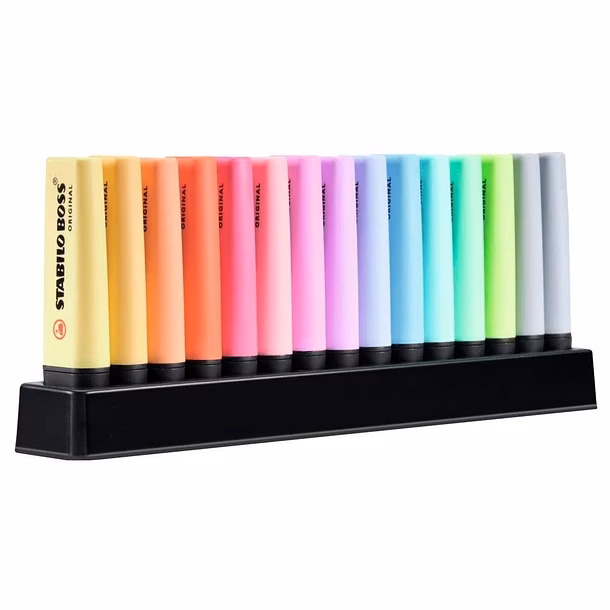 ¿Cuál es el look sutil y estiloso del Stabilo Boss Boss pastel?