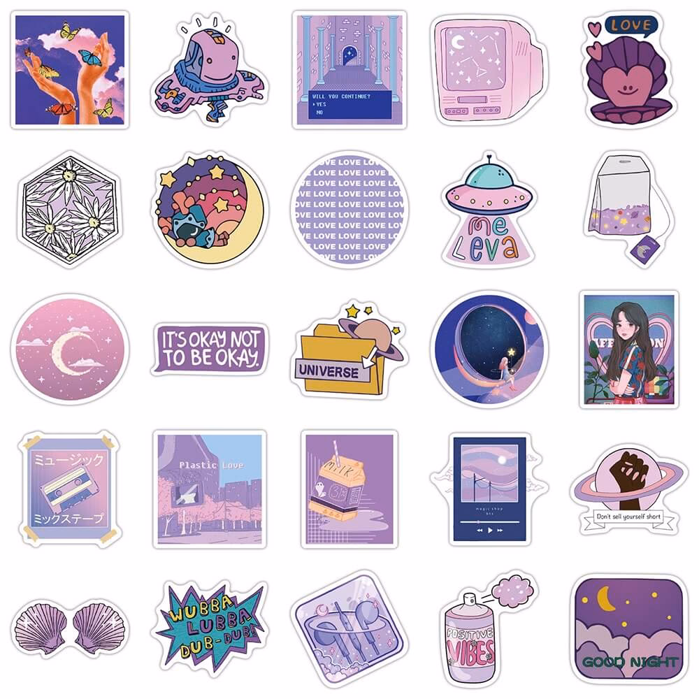 ¿Cuántos stickers de pasteles hay?