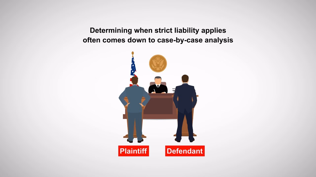 What are the different types of strict liability torts?