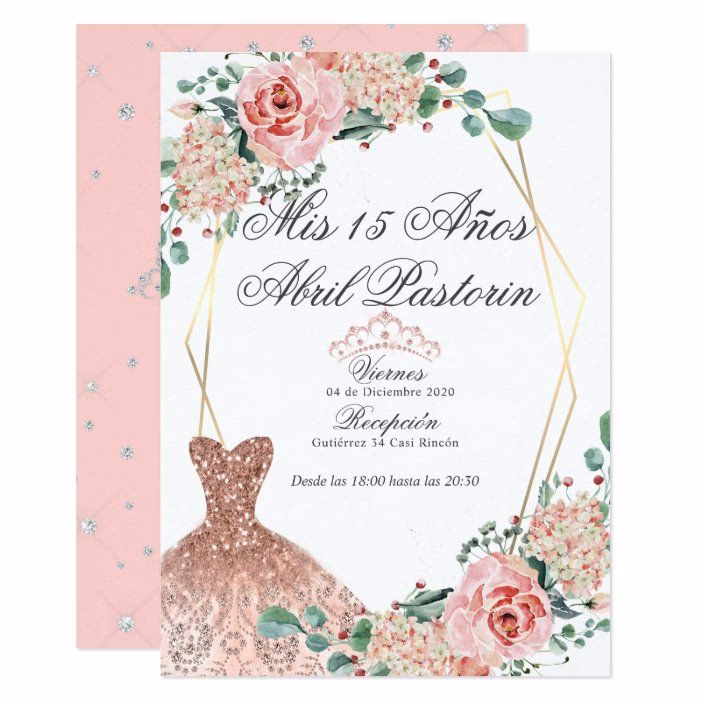 ¿Cómo decorar una invitación para fiesta de quince?