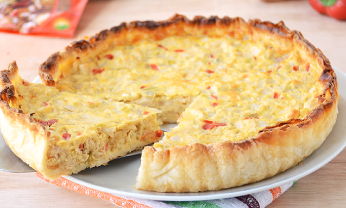 ¿Qué es la tarta de pollo y queso?