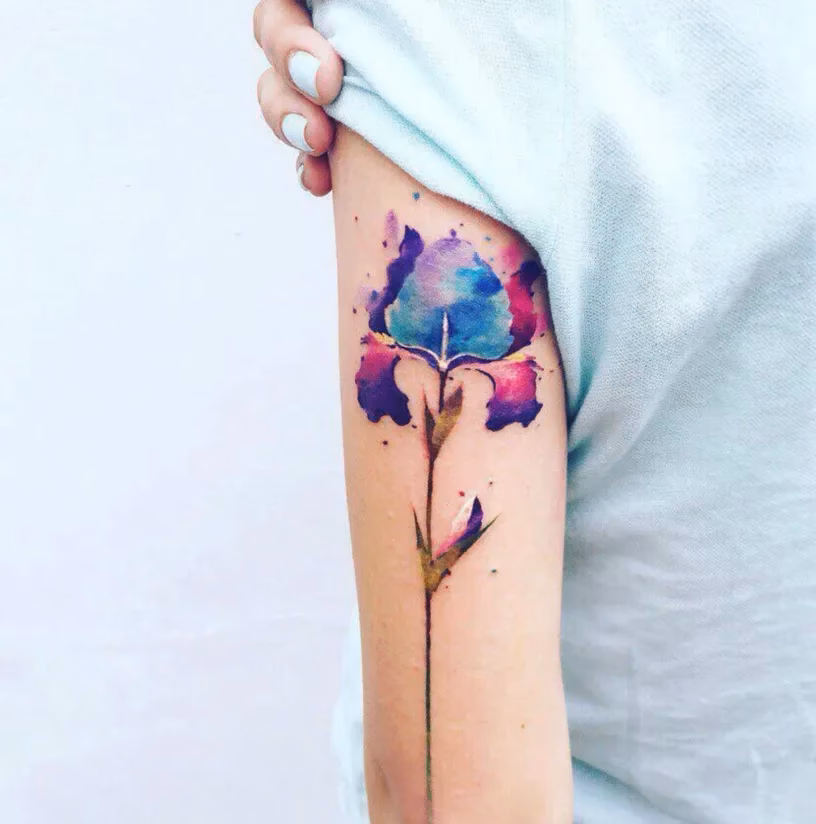 ¿Por qué los Tattoos en acuarela son elegidos indistintamente?