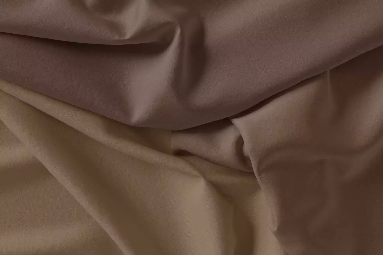 ¿Cuáles son los diferentes tipos de telas marrones?