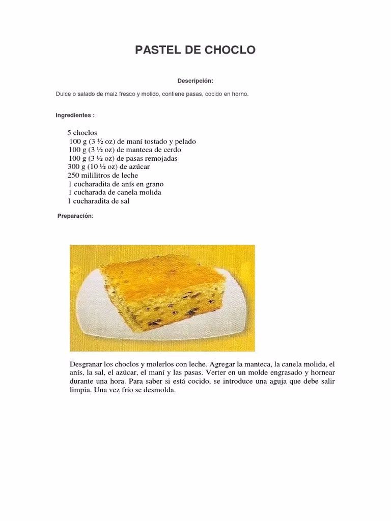 ¿Cuánto tiempo se debe hornear un pastel de choclo?