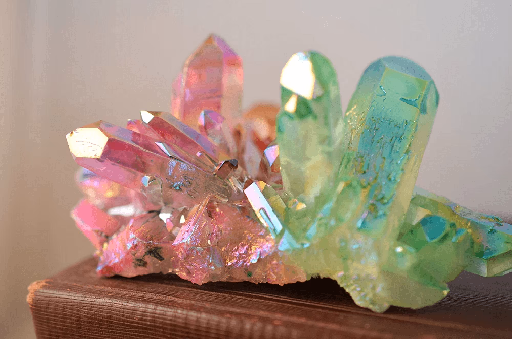 What is the aura of a crystal?