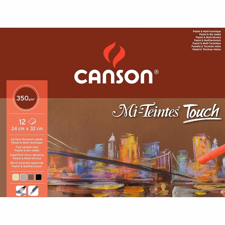 What is Canson Mi-Teintes Velvet pastel paper?