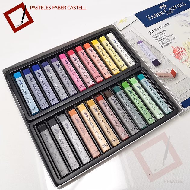 ¿Cuántas tizas pastel vienen en un set?