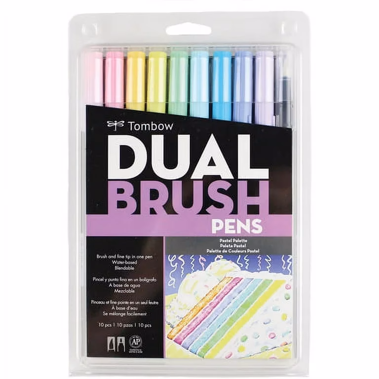 What is a Tombow dual brush pen?
