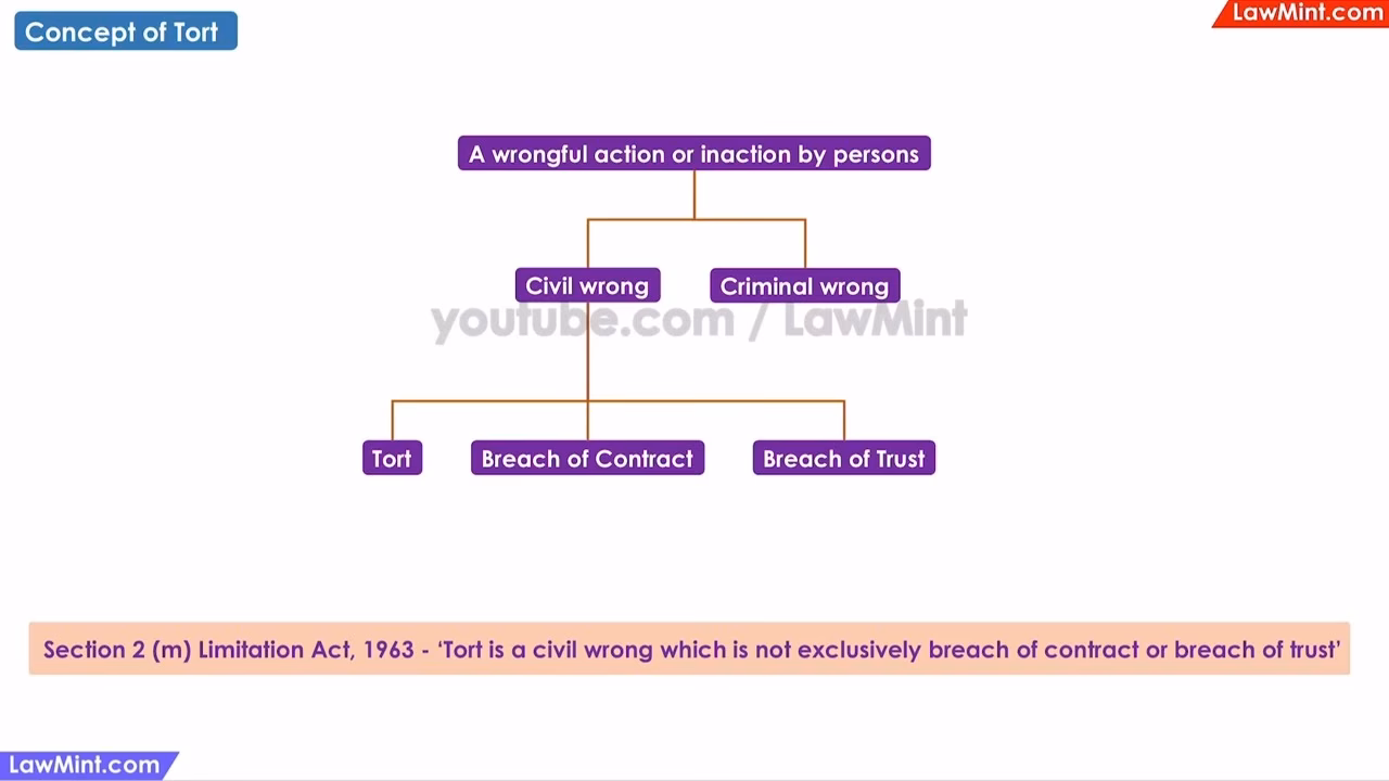 What is a limitation in a tort?