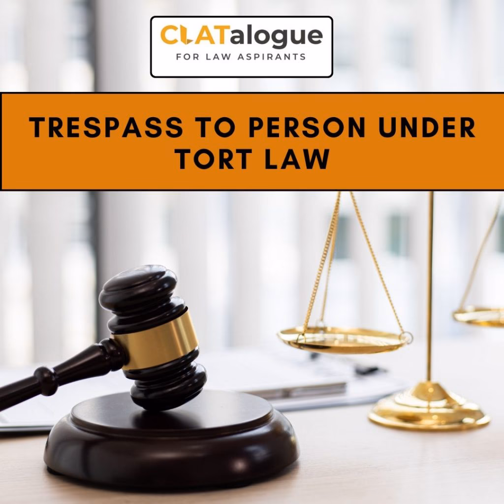 What is trespass to the person land and goods?