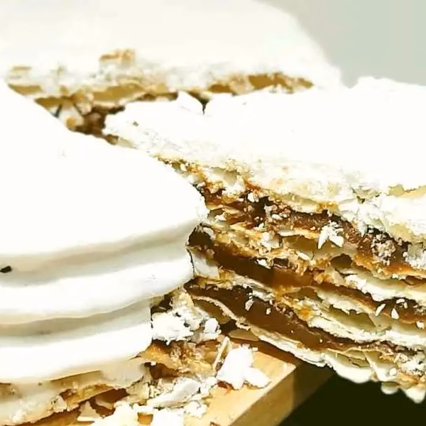 ¿Cómo se prepara la tapa del alfajor?