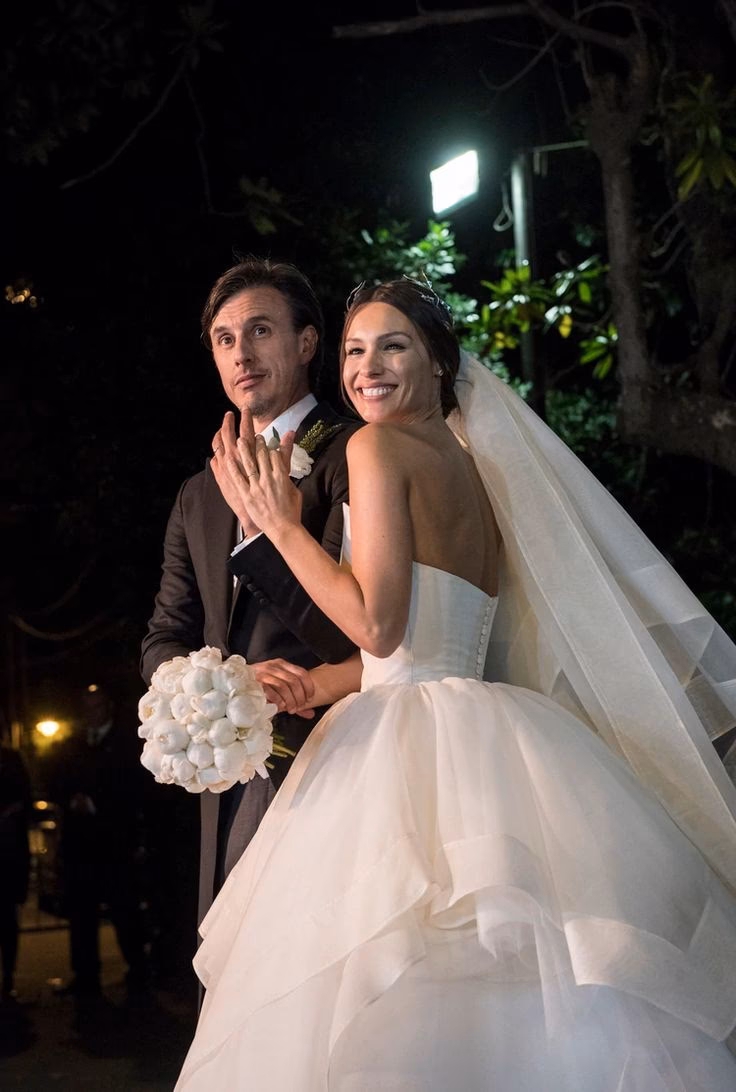 ¿Qué le pasó a Pampita antes de cortar la torta?