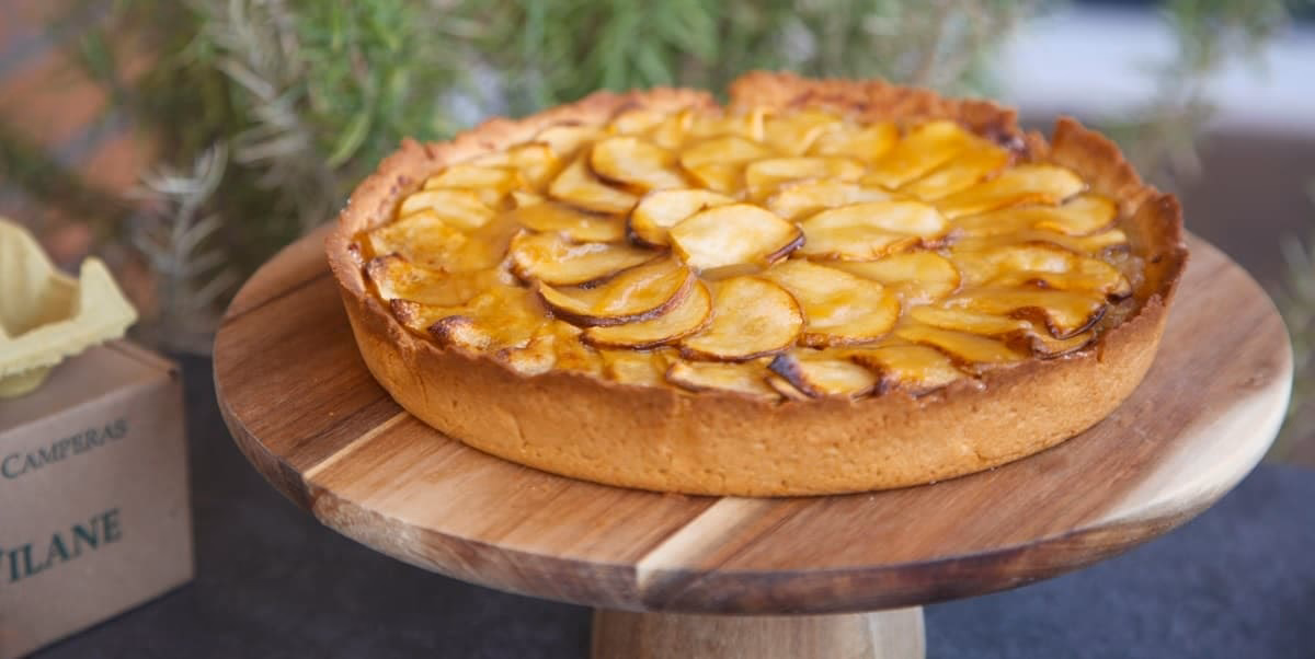 ¿Cómo hacer una tarta de compota de manzana?