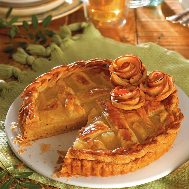 ¿Qué es una torta de compota de manzana?