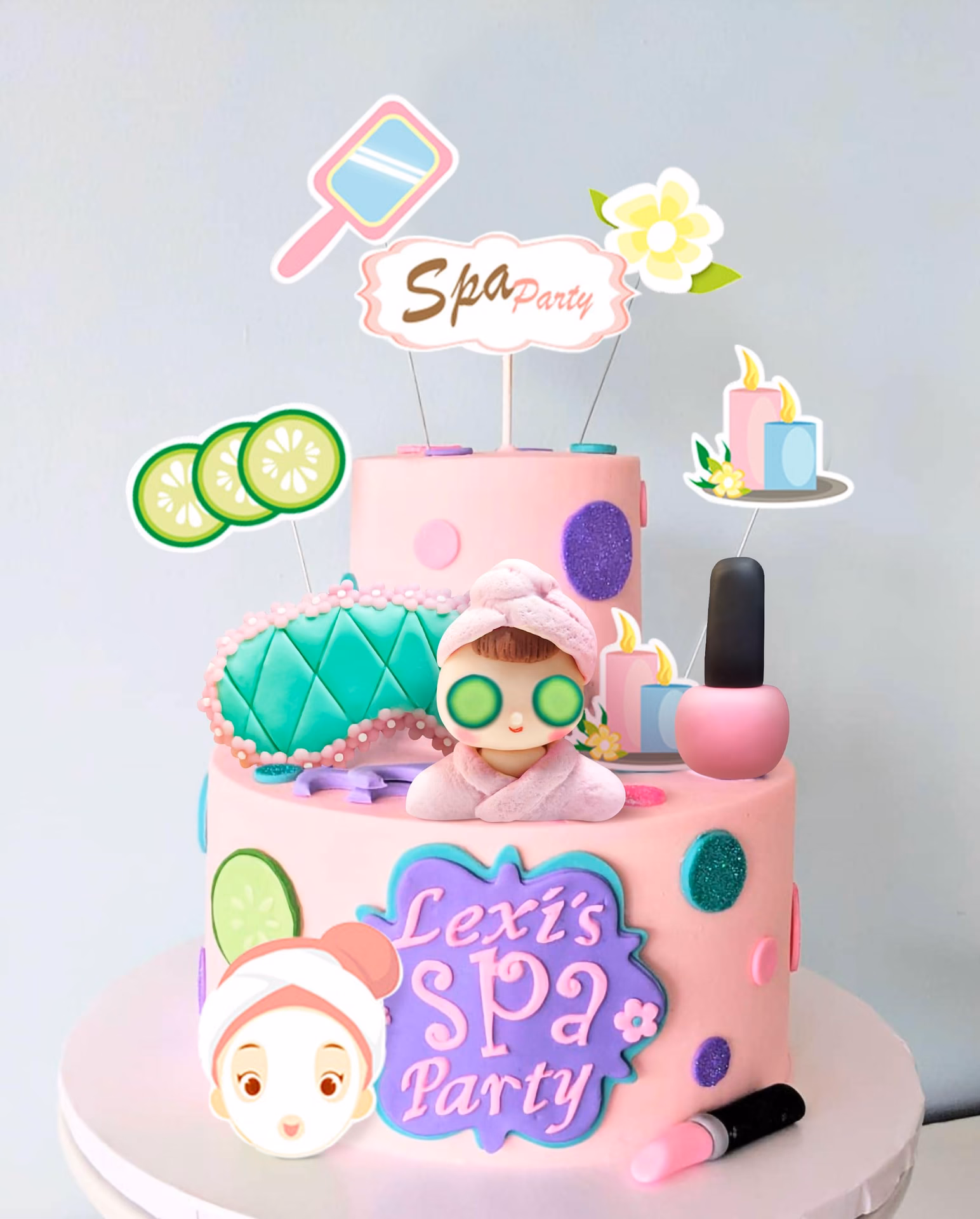 ¿Qué pasó con la torta de la cumpleañera?