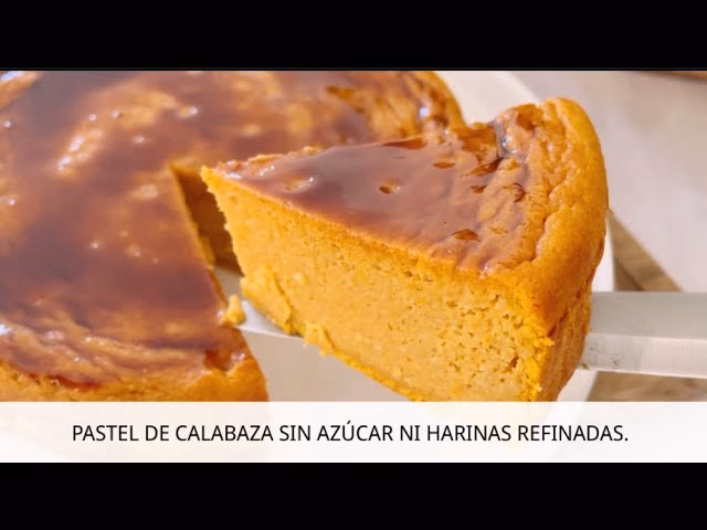 ¿Cómo preparar una torta de auyama sin harina?