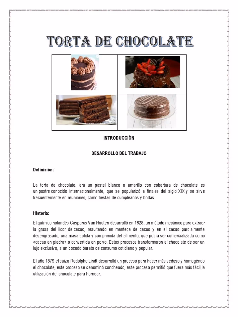 ¿Cuándo es el Día Mundial de la tarta de chocolate?