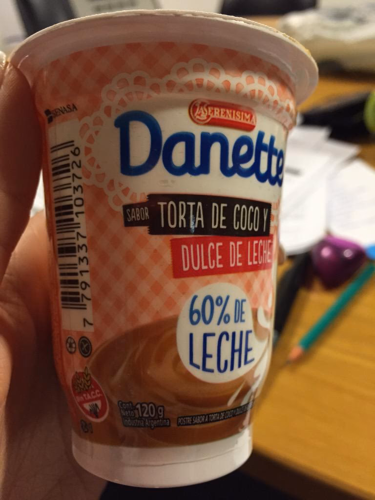 ¿Cuáles son los postres de Danette de chocolate?