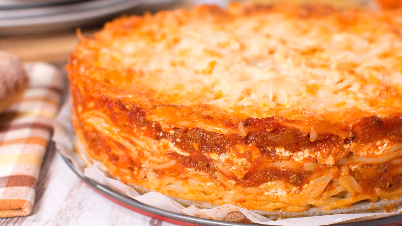 ¿Cómo preparar un espagueti al horno?