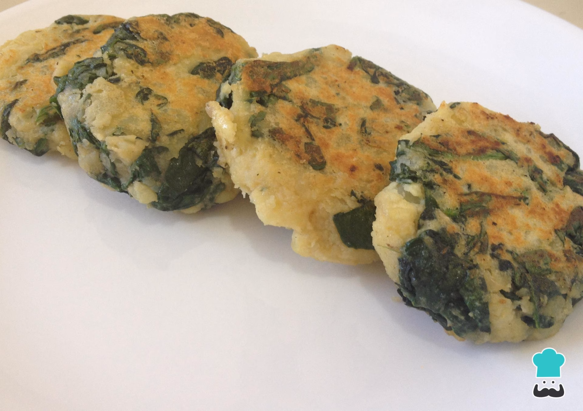 ¿Cómo preparar una tortita de espinacas?