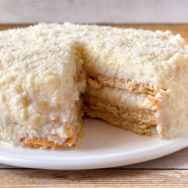¿Cómo hacer una tarta de galletas y Coco?
