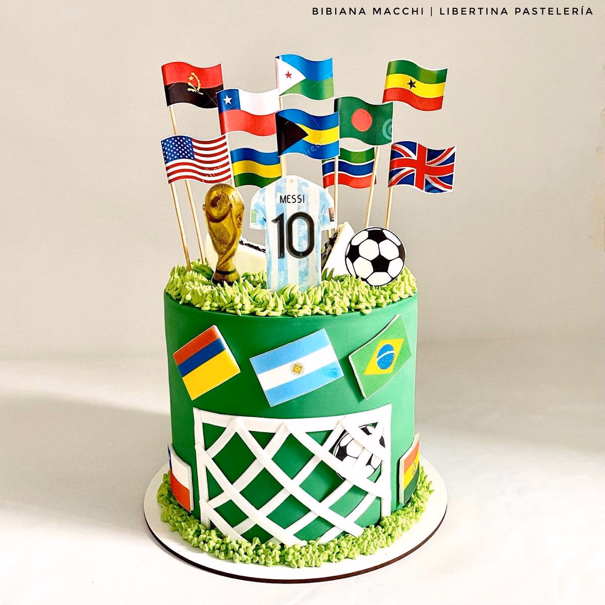 ¿Qué hizo la cocinera para la torta de la Copa del mundo?