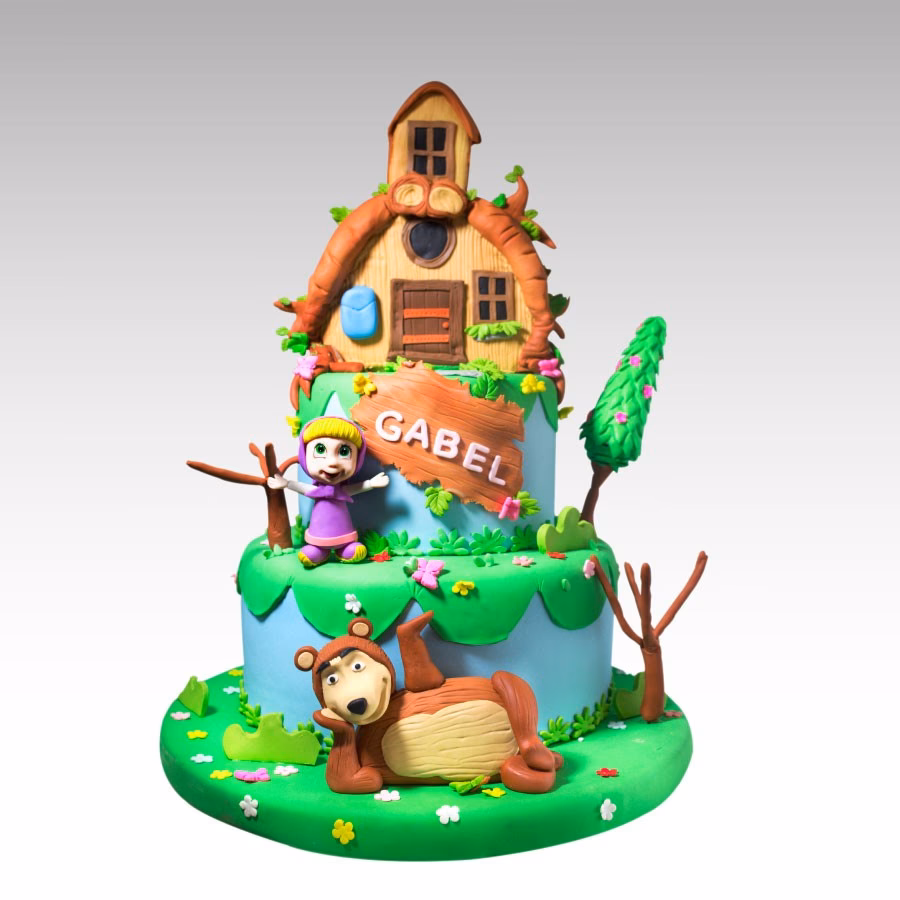 ¿Cuáles son los diseños de tortas inspirados en la serie infantil?