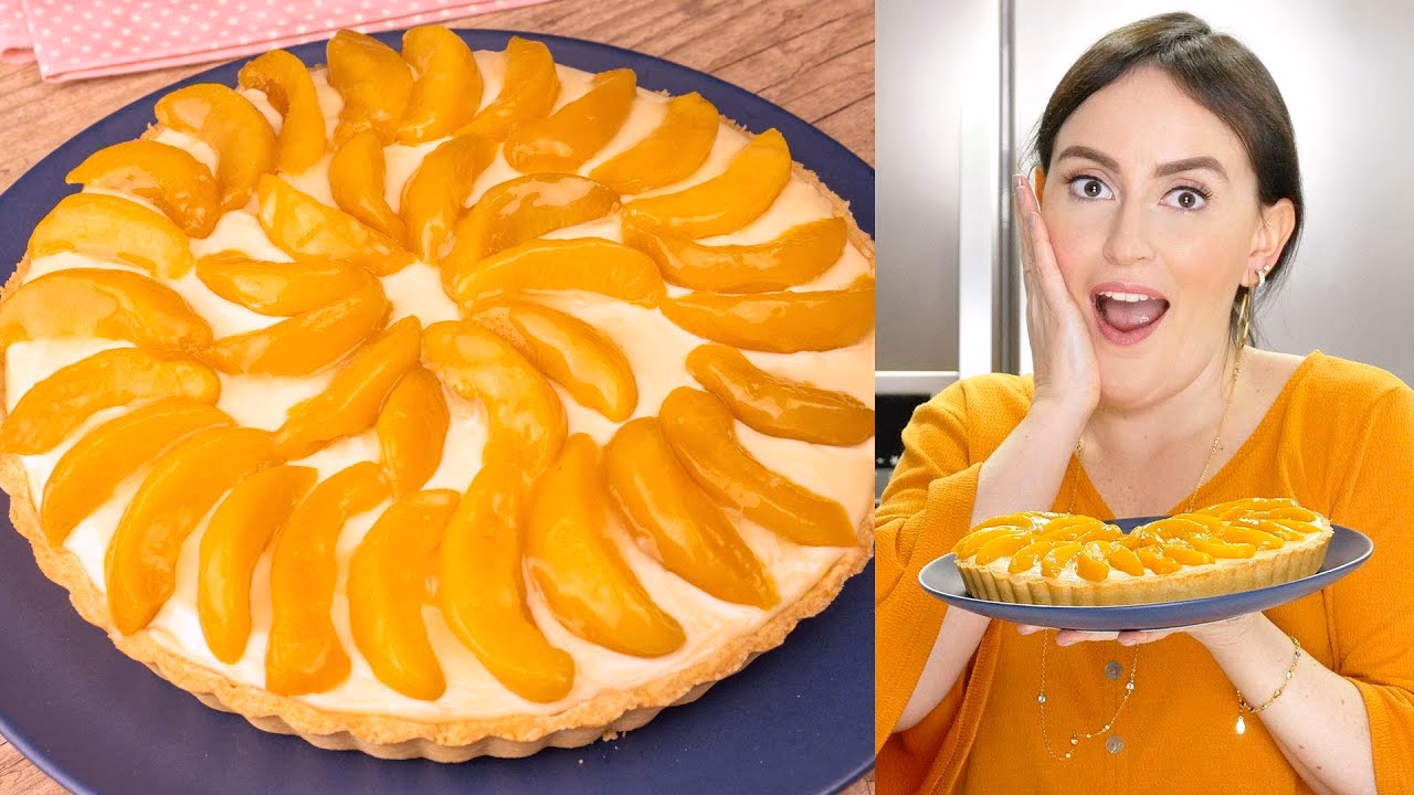 Como preparar uma torta de pêssego suculenta?