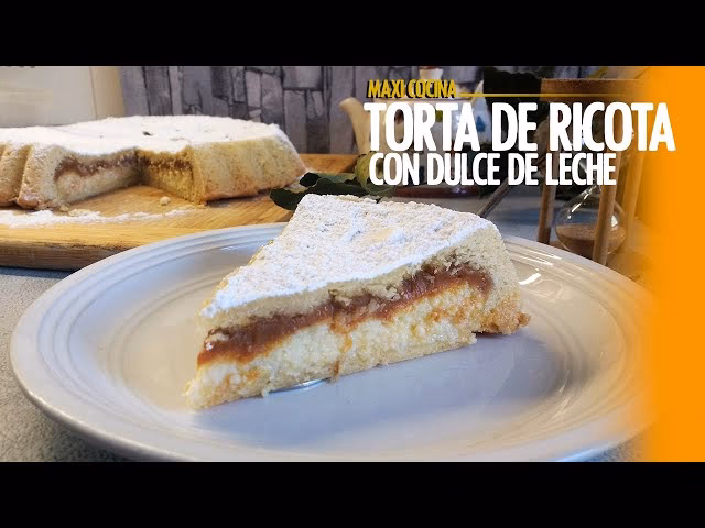 ¿Qué es la torta de Ricota y dulce de leche?