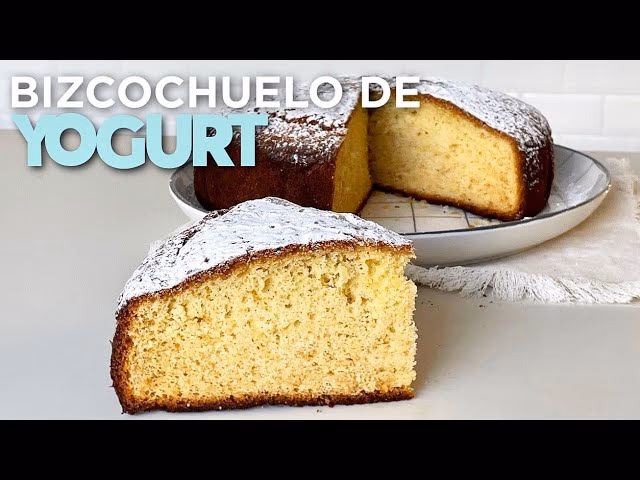 ¿Cómo hacer un bizcocho de yogur sin aceite?