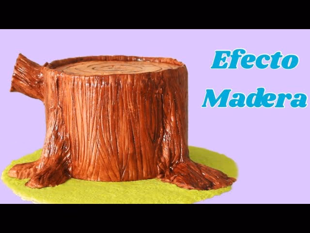 ¿Qué son las tortas con el efecto madera?