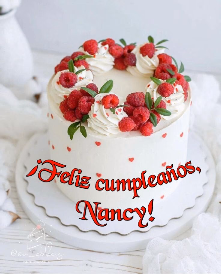 ¿Cómo decir Feliz cumpleaños a Nancy?