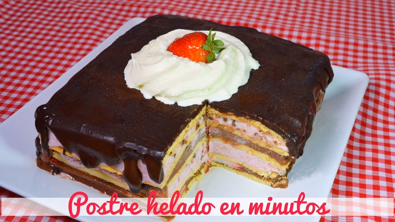 ¿Cómo hacer una torta helada de Pionono?
