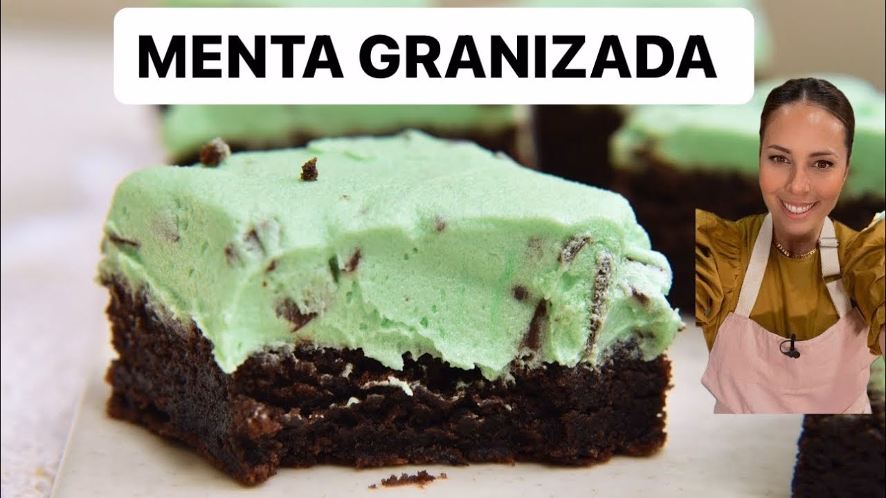 ¿Cómo se congela el helado de menta con chocolate?