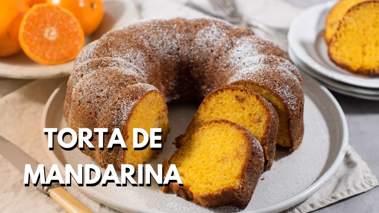 ¿Qué es la torta de mandarina con cáscara?