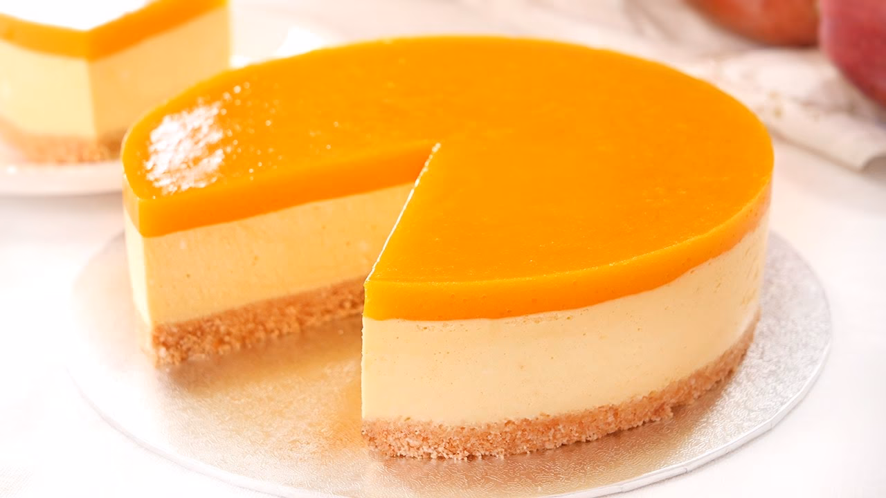 ¿Qué sabor tiene la tarta de mango sin horno?