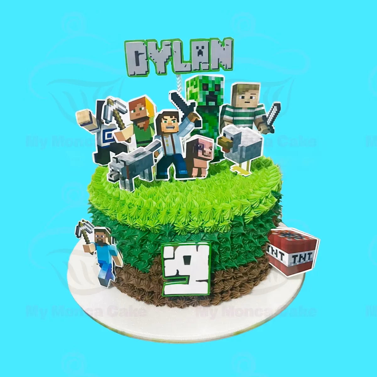 ¿Cómo decorar una tarta de Minecraft?