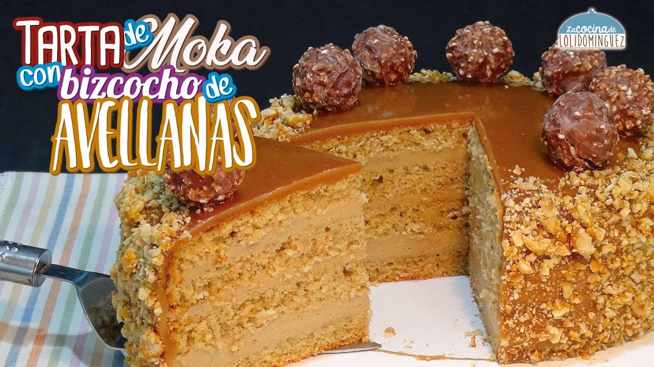 ¿Qué es la tarta de Moka con bizcocho de avellanas?