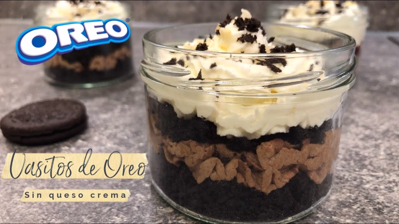 ¿Cómo hacer galletas Oreo con queso crema?