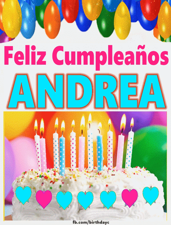 ¿Cómo celebrar el cumpleaños de Andrea?