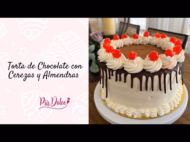 ¿Cómo hacer una torta de chocolate y cerezas?