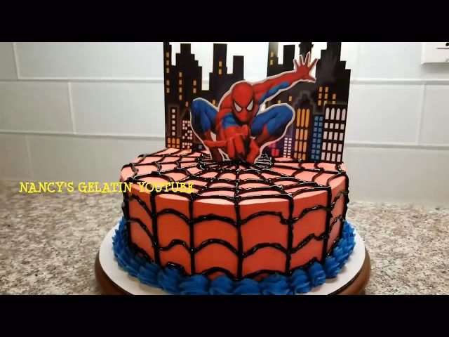 ¿Cómo hacer una tarta de Spiderman?