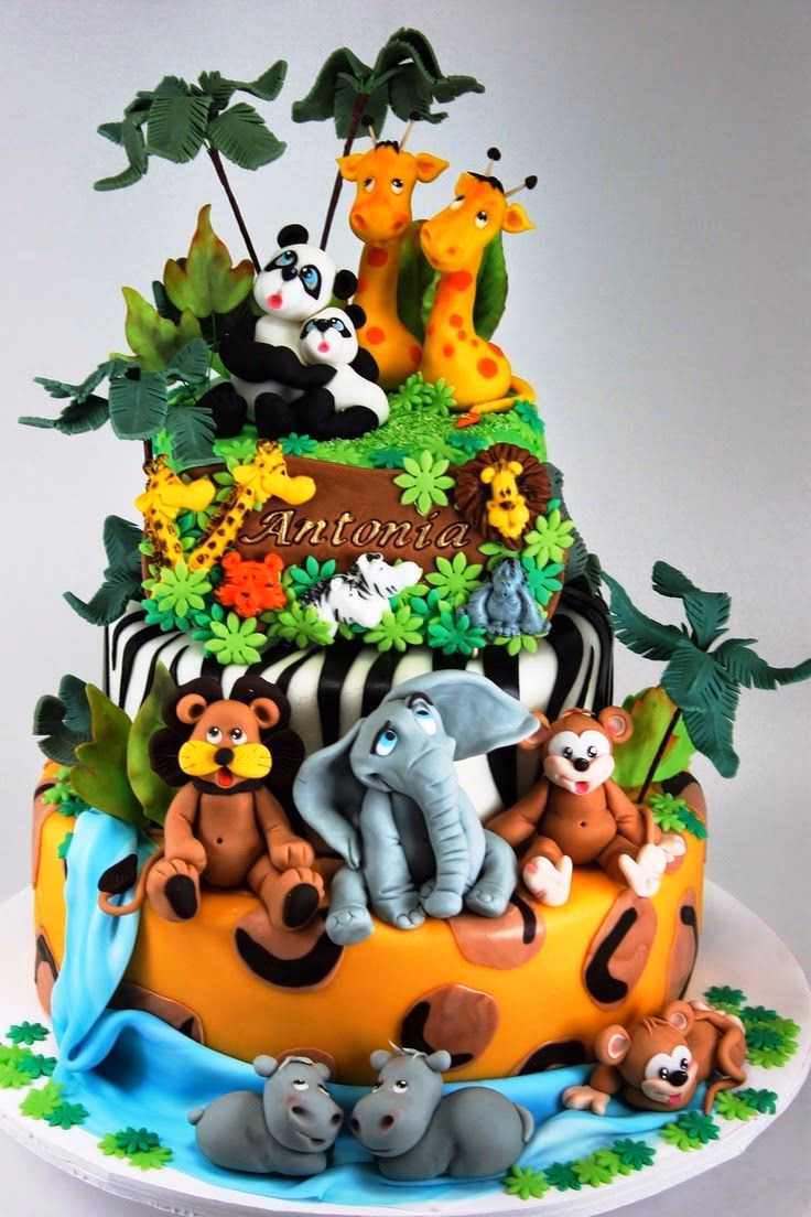 ¿Qué son las tortas infantiles con animales?