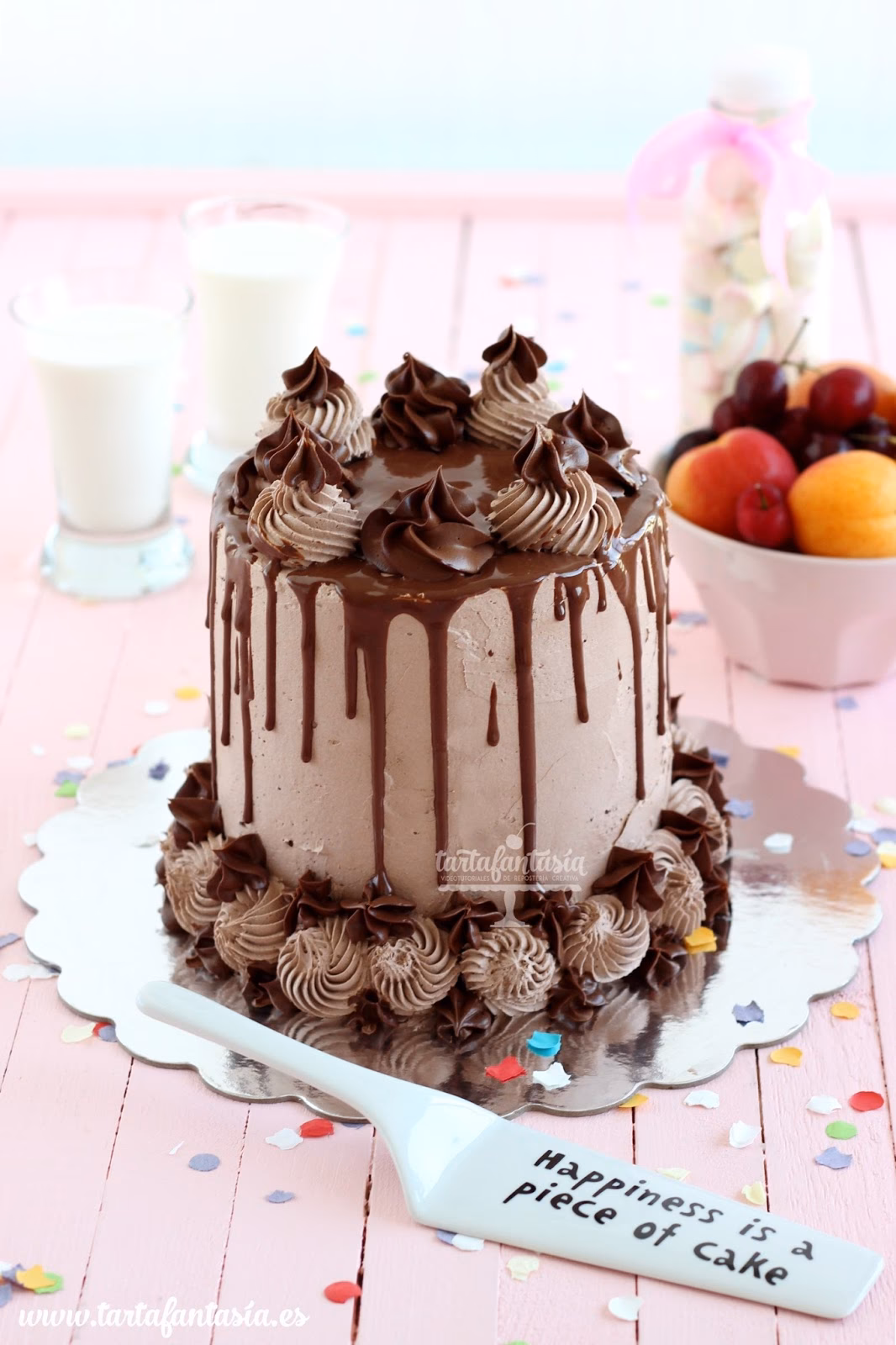 ¿Cómo hacer un Drip de chocolate?