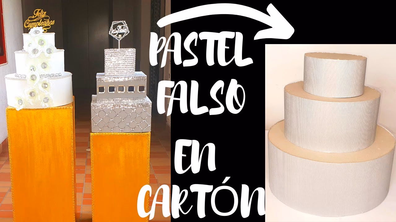 ¿Cómo hacer una falsa tarta?