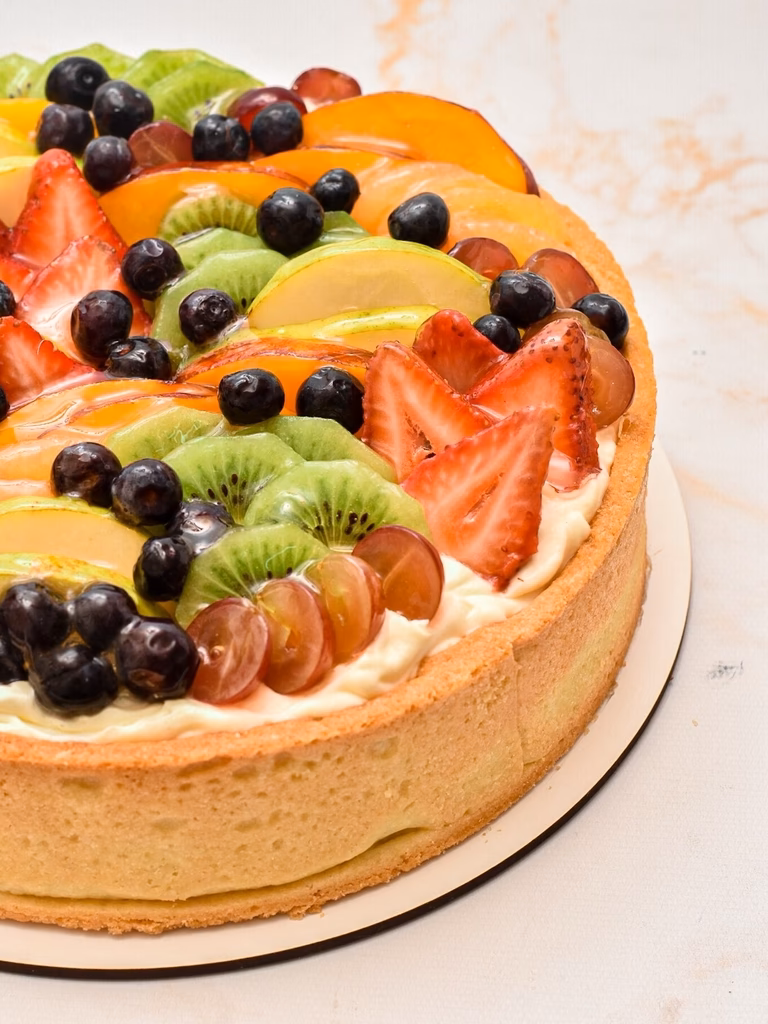 ¿Qué hace atractiva la torta de frutas?