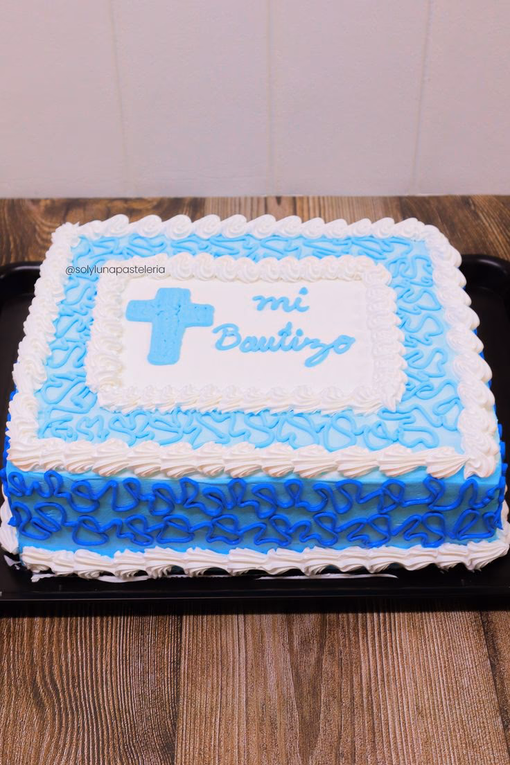 ¿Cuánto cuesta una torta debautizo?